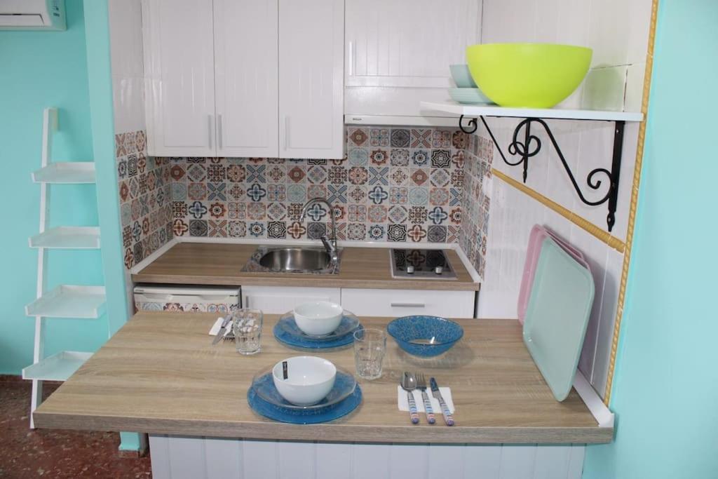 Apartamento Vista Al Mar Piscina Playa 3 Min Агвадульсе Экстерьер фото